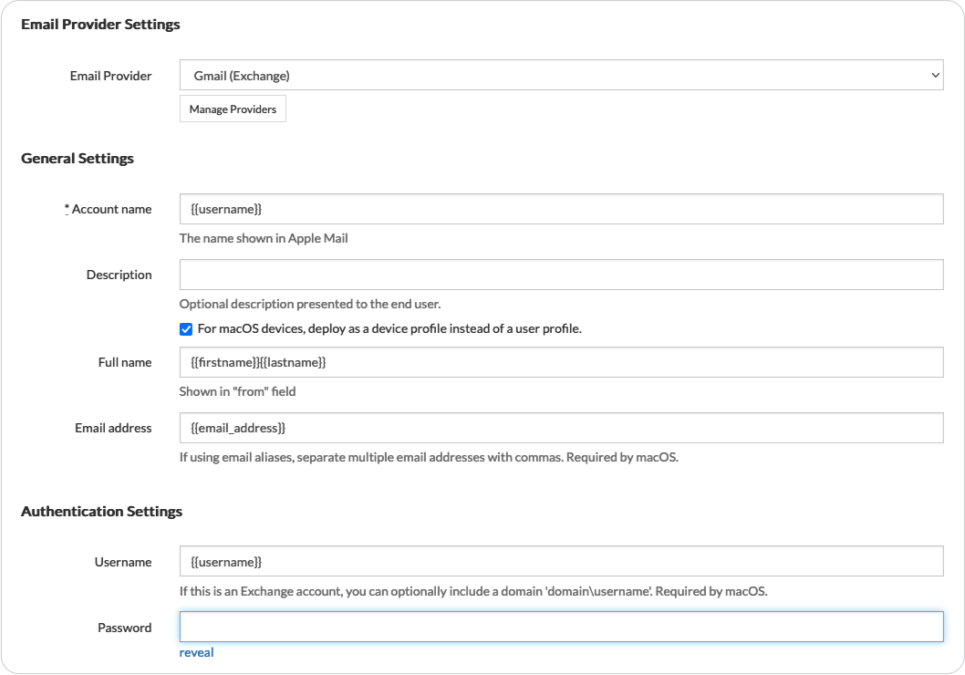 Automatically Configure Email Account Profiles